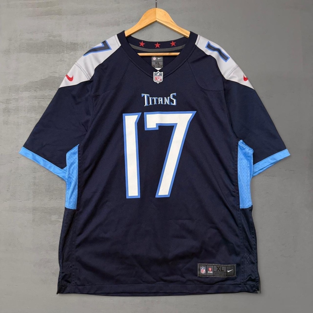 Nike Tennessee Titans Ryan Tannehill Jersey Navy Blue NFL On Field XL